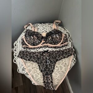 Playful Promises Elegant Lace Lingerie Set